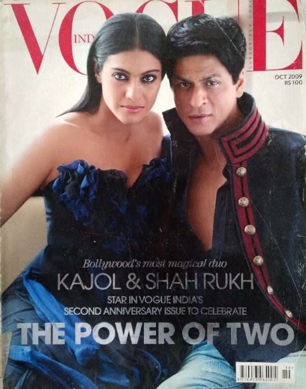 Bollywood's Most MagicalDuo Kajol & Sharukh Star In Vogue India's Second Anniversy Issue To Celebrate The Power of Two