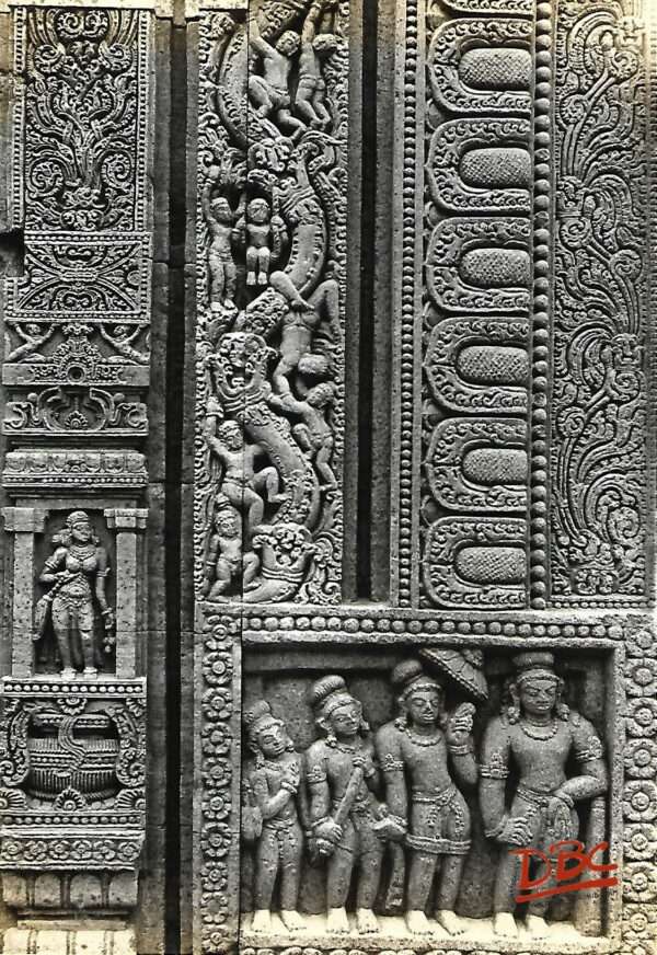 Ratnagiri (Rajasthan) A portion of the door jamb of monastery-1